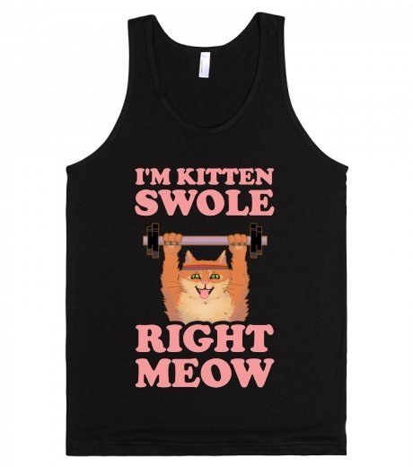 This tank top is definitely a cat person.