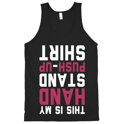 This tank top is #gymnasty.