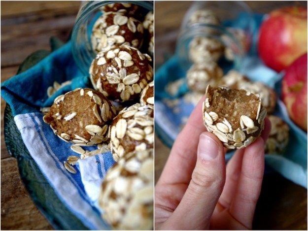 Apple Pie and Almond Butter Energy Balls