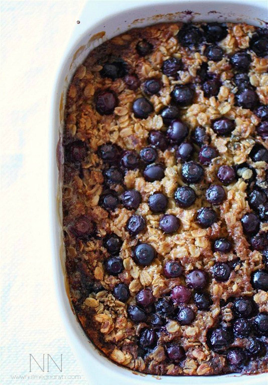 Baked Blueberry Oatmeal