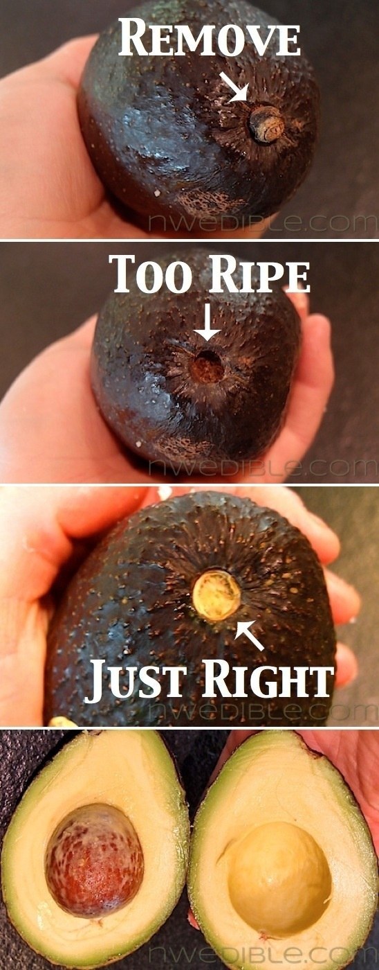 For picking the perfect avocado.