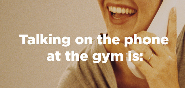 How Good Are Your Gym Manners