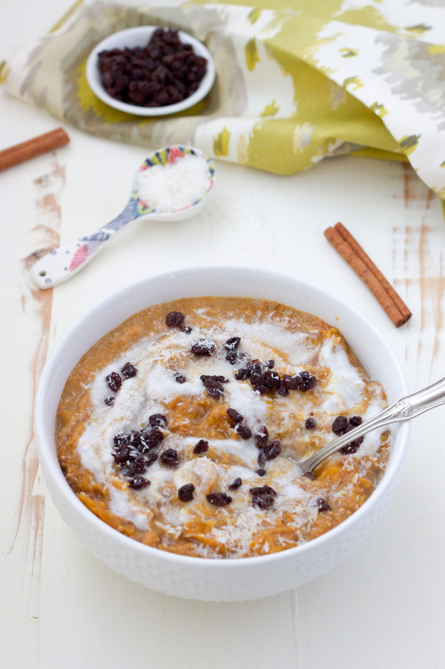 Slow-Cooker Coconut and Butternut Squash N'Oatmeal