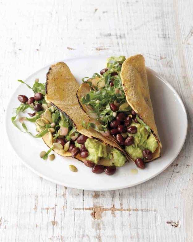 Avocado and Black Bean Tacos