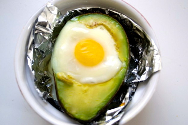 Baked Egg in an Avocado