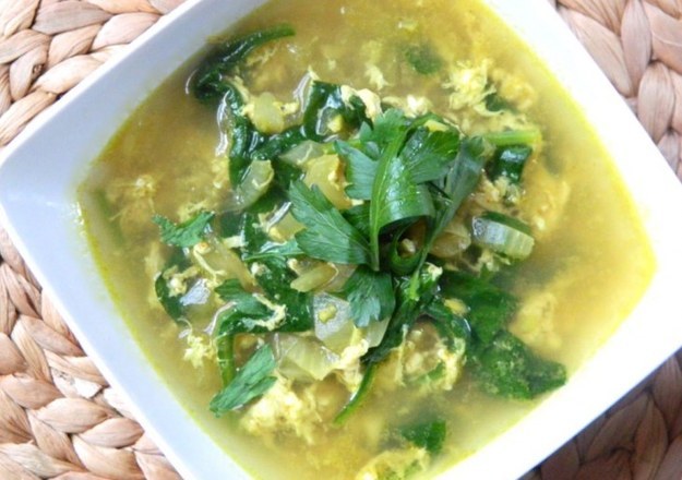 Ginger Curry Egg Drop Soup