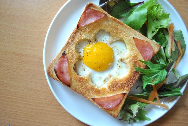 Ham &amp; Egg in a Nest