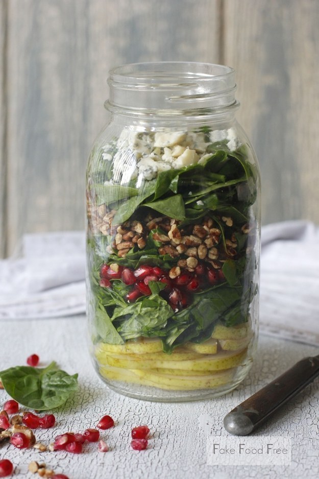 Pomegranate and Pear Salad