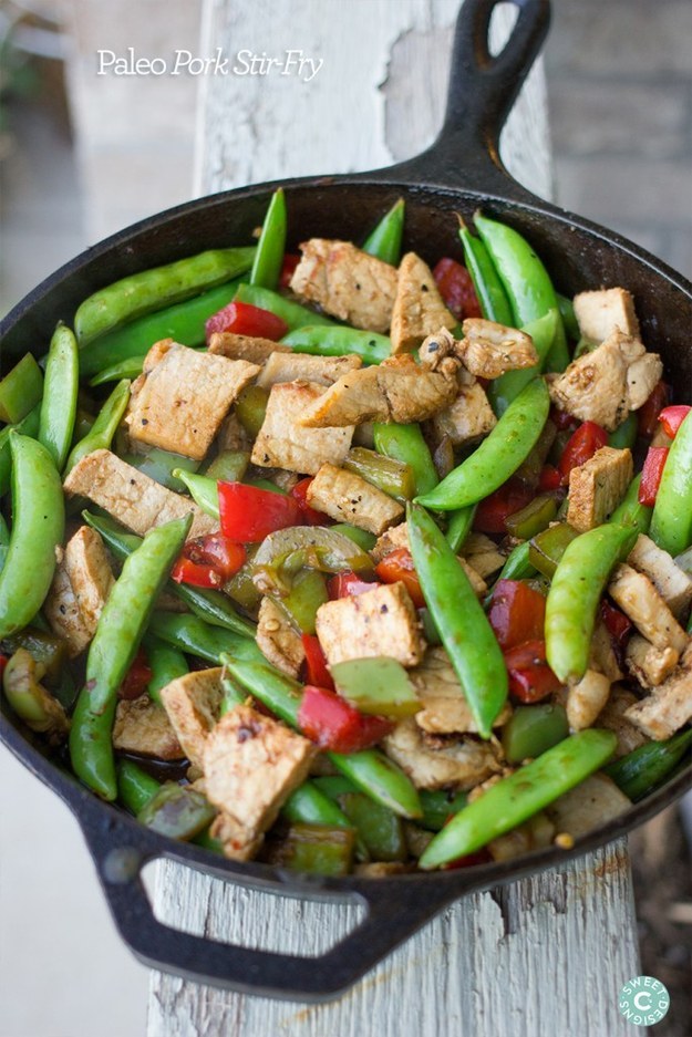 Pork and Snap Pea Stir Fry