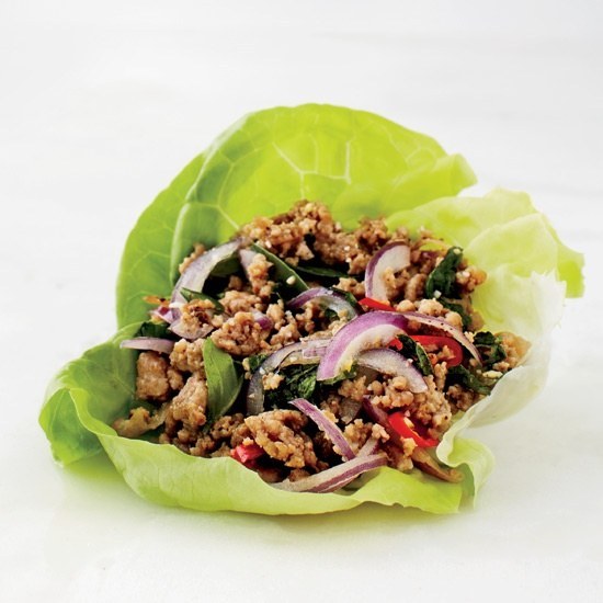 Pork Larb Lettuce Wrap