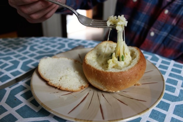 The Lazy Egg &amp; Cheese Bread Bowl