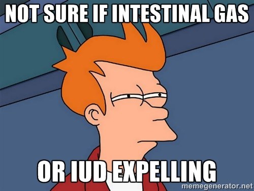 There are a few other serious side effects associated with IUDs, but they’re very rare.