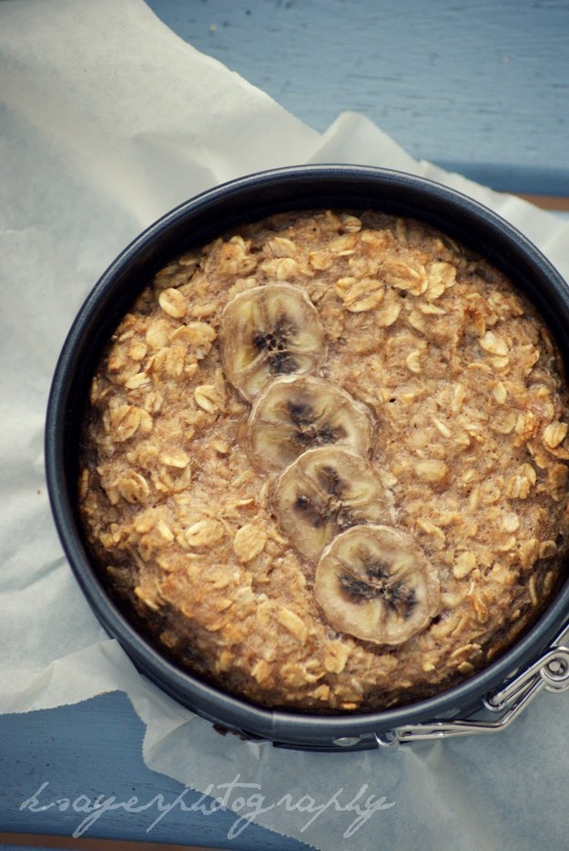 Baked Banana Oatmeal