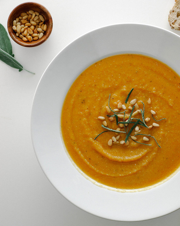 Butternut Squash and Red Lentil Soup