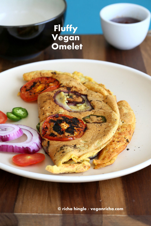 Chickpea Flour Vegan Omelet