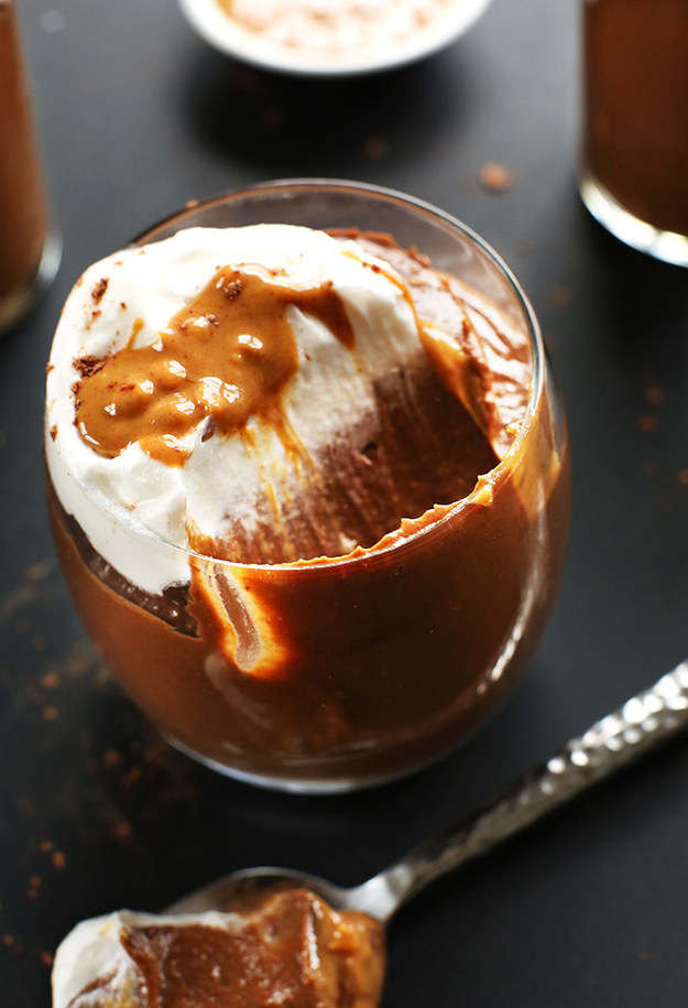 Chocolate Avocado Peanut Butter Pudding