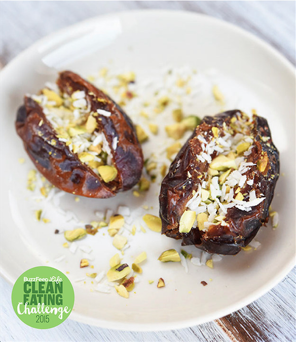 Coconut &amp; Pistachio-Stuffed Dates