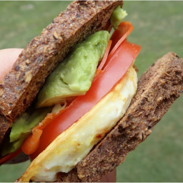 Egg and Avocado Sandwich