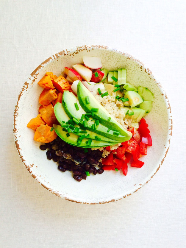 Grain/Legume/Veggie Bowl