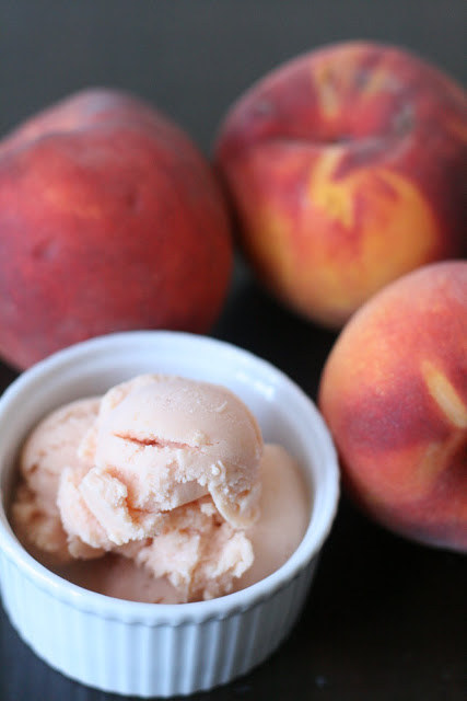 Honey Peach Frozen Yogurt