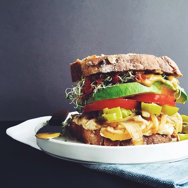 Loaded Vegan Sandwich