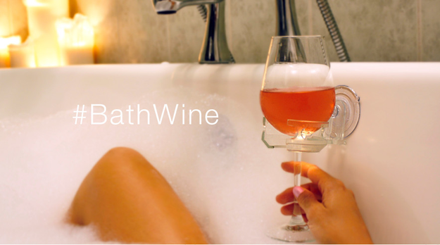 (This incredible wine glass-holder for the bathtub might just help you with that, BTW.)