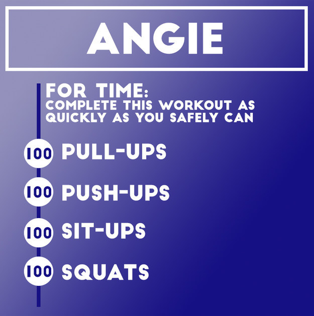 Workout 3: Angie