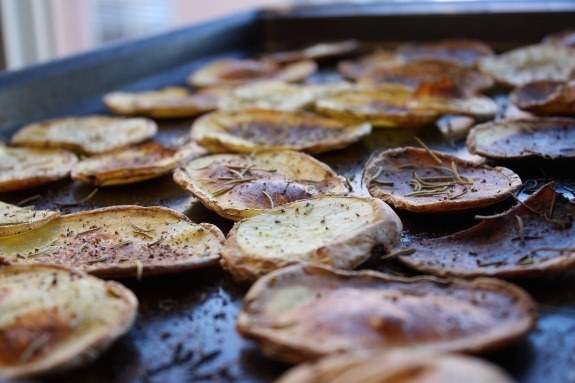 Yukon Gold Potato Chips With Rosemary and Sea Salt