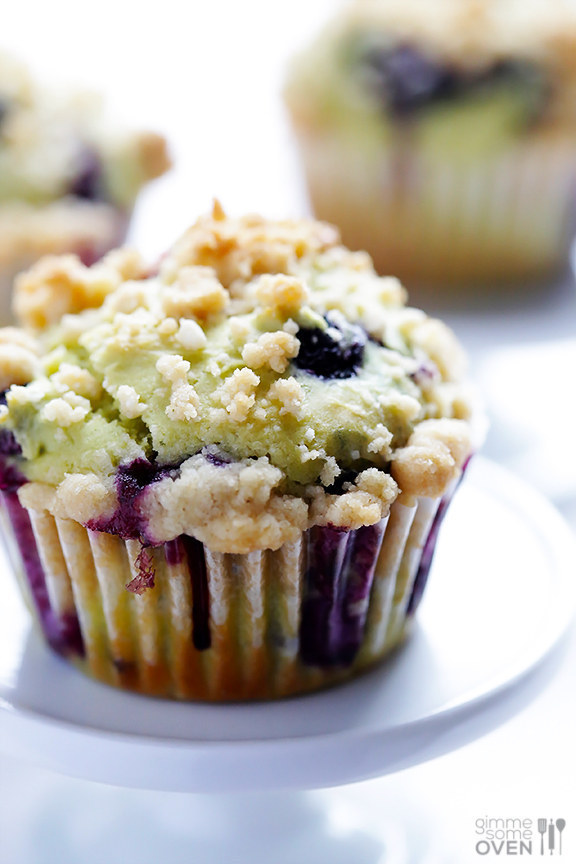 Blueberry Avocado Muffins