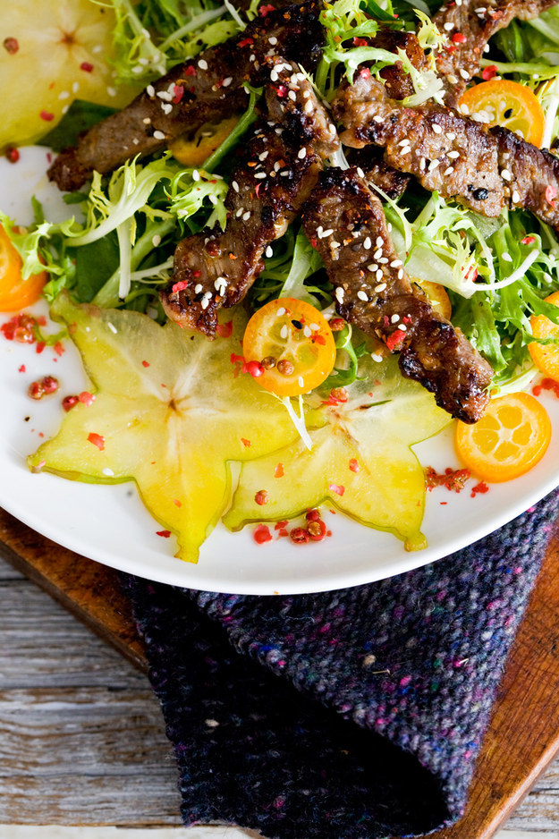 Grilled Lemongrass Beef Salad