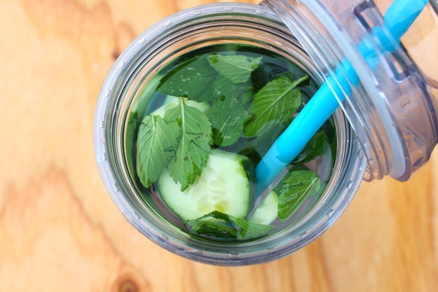 It’s 7 a.m. and first things first: hydration station.