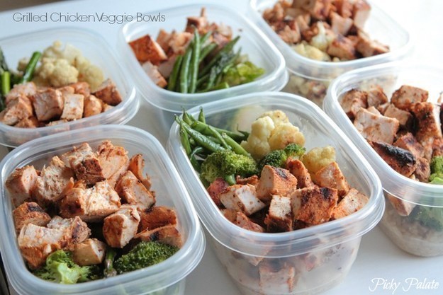 Prep your lunches for the week on Sundays so you can just grab them without thinking when you're out the door in the morning.