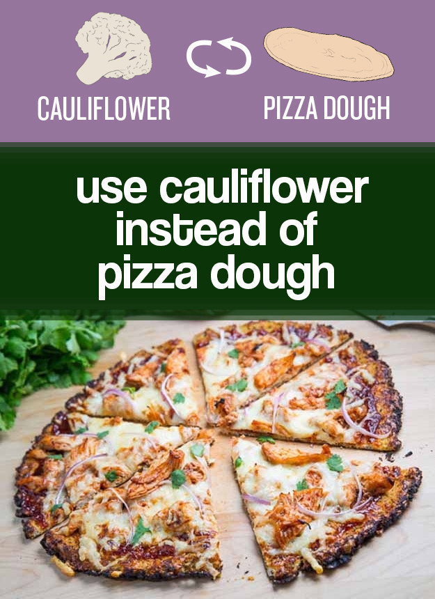 This cauliflower "pizza" crust.