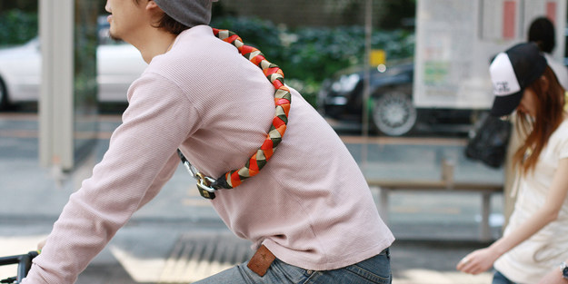 This colorful bike lock ($65)