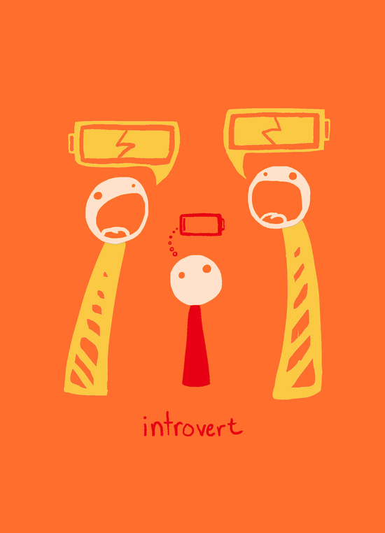This print that nails what it feels like to be an introvert.